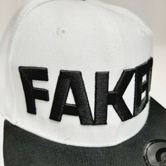 FAKER by SuperPlay T1 Baseball Ball Hat Snapback B&W - Picture 5 of 11